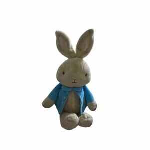 Peter rabbit Bunny in blue jacket
